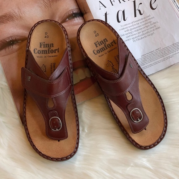Finn Comfort Shoes | Finn Comfort Phuket Leather Thong Sandals 4 | Poshmark